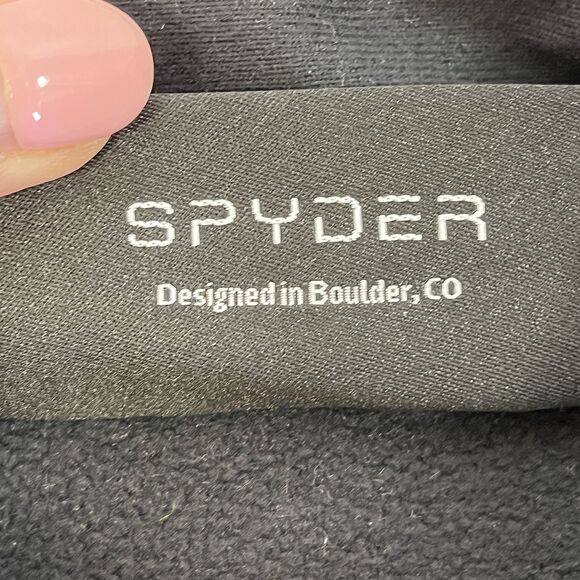 Wm's Grey SPYDER Sports Endur Knit Jacket Full Zip Fleece Lined Mock Neck Sz S‎ - Picture 8 of 16